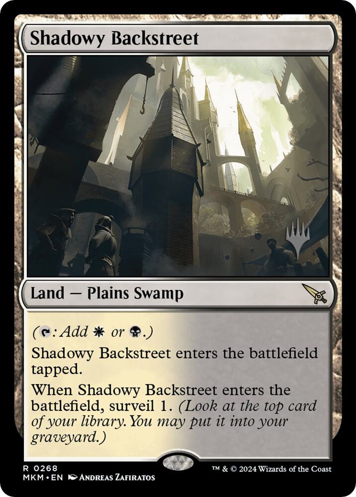 Shadowy Backstreet, Promo Pack: Murders at Karlov Manor 268