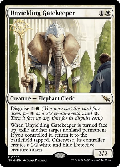 Unyielding Gatekeeper, Promo Pack: Murders at Karlov Manor 35