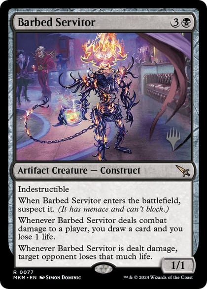Barbed Servitor, Promo Pack: Murders at Karlov Manor 77