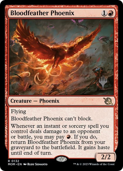 Bloodfeather Phoenix, Promo Pack: March of the Machine 132