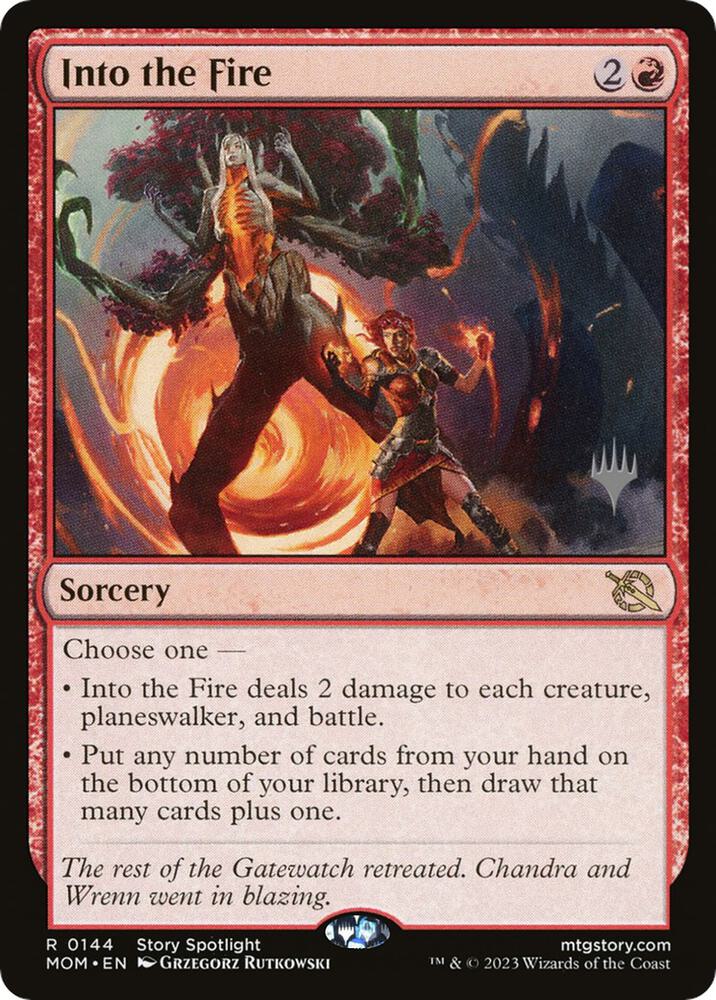 Into the Fire, Promo Pack: March of the Machine 144