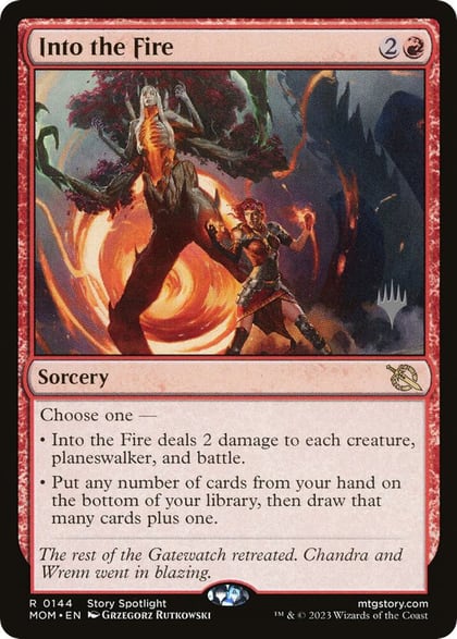 Into the Fire, Promo Pack: March of the Machine 144