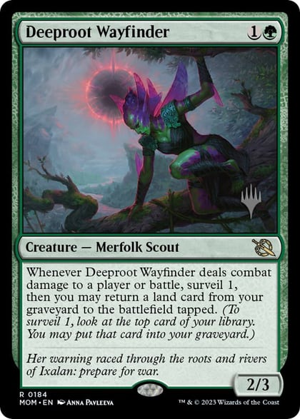 Deeproot Wayfinder, Promo Pack: March of the Machine 184