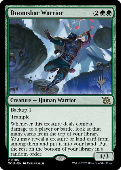 Doomskar Warrior, Promo Pack: March of the Machine 185