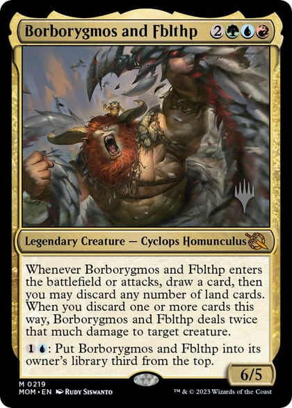 Borborygmos and Fblthp, Promo Pack: March of the Machine 219