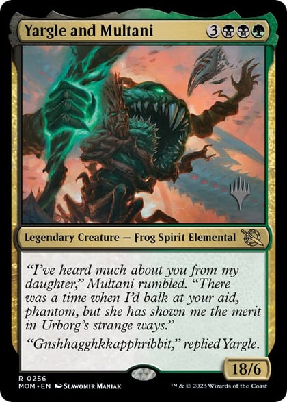 Yargle and Multani, Promo Pack: March of the Machine 256