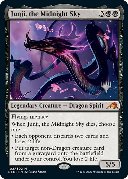Junji, the Midnight Sky, Promo Pack: Kamigawa: Neon Dynasty 102