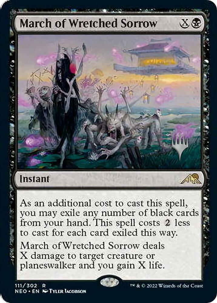 March of Wretched Sorrow, Promo Pack: Kamigawa: Neon Dynasty 111