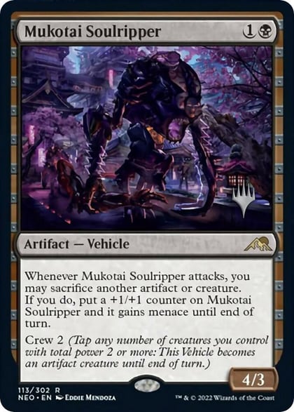 Mukotai Soulripper, Promo Pack: Kamigawa: Neon Dynasty 113