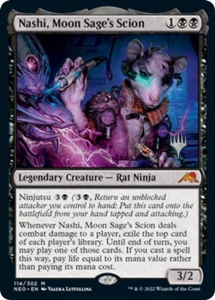 Nashi, Moon Sage's Scion, Promo Pack: Kamigawa: Neon Dynasty 114