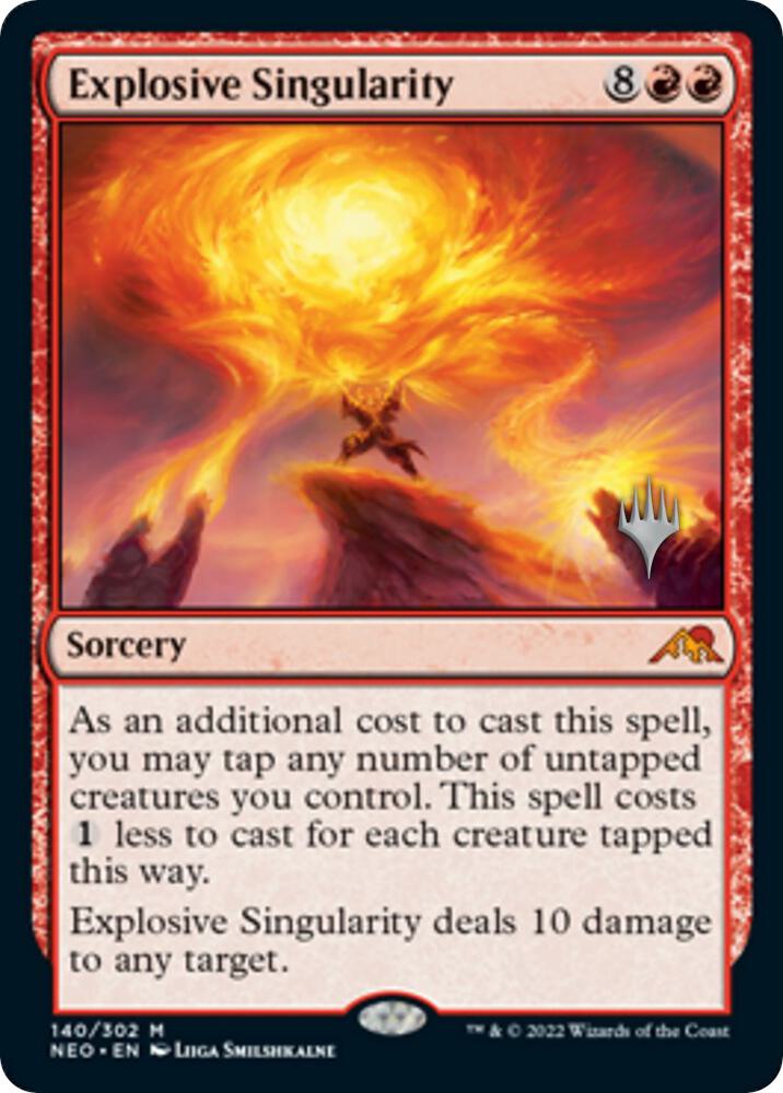 Explosive Singularity, Promo Pack: Kamigawa: Neon Dynasty 140