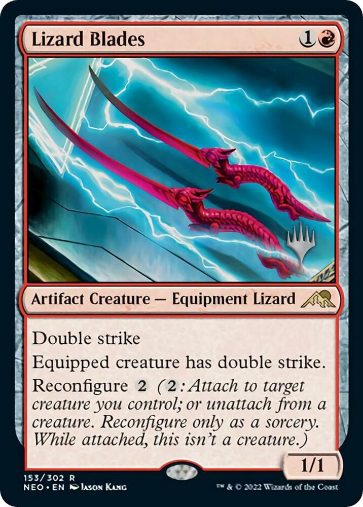 Lizard Blades, Promo Pack: Kamigawa: Neon Dynasty 153