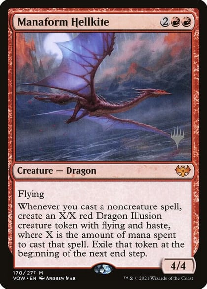Manaform Hellkite, Promo Pack: Kamigawa: Neon Dynasty 170