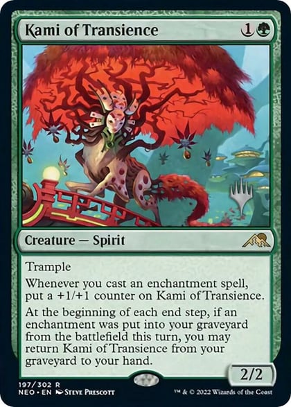 Kami of Transience, Promo Pack: Kamigawa: Neon Dynasty 197