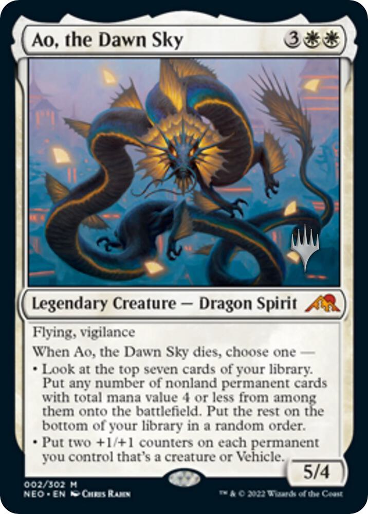 Ao, the Dawn Sky, Promo Pack: Kamigawa: Neon Dynasty 2