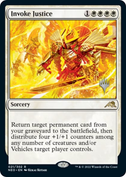 Invoke Justice, Promo Pack: Kamigawa: Neon Dynasty 21