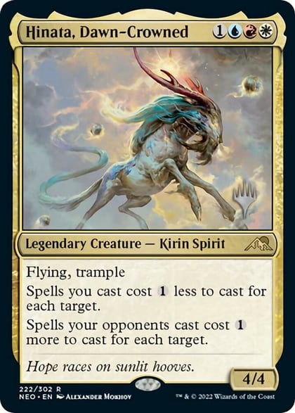 Hinata, Dawn-Crowned, Promo Pack: Kamigawa: Neon Dynasty 222