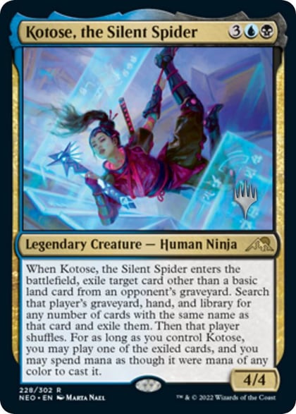 Kotose, the Silent Spider, Promo Pack: Kamigawa: Neon Dynasty 228