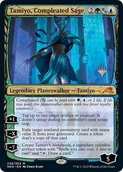 Tamiyo, Compleated Sage, Promo Pack: Kamigawa: Neon Dynasty 238