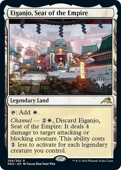 Eiganjo, Seat of the Empire, Promo Pack: Kamigawa: Neon Dynasty 268