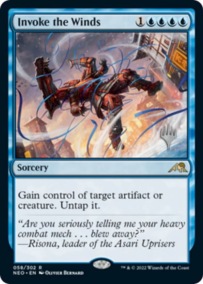 Invoke the Winds, Promo Pack: Kamigawa: Neon Dynasty 58