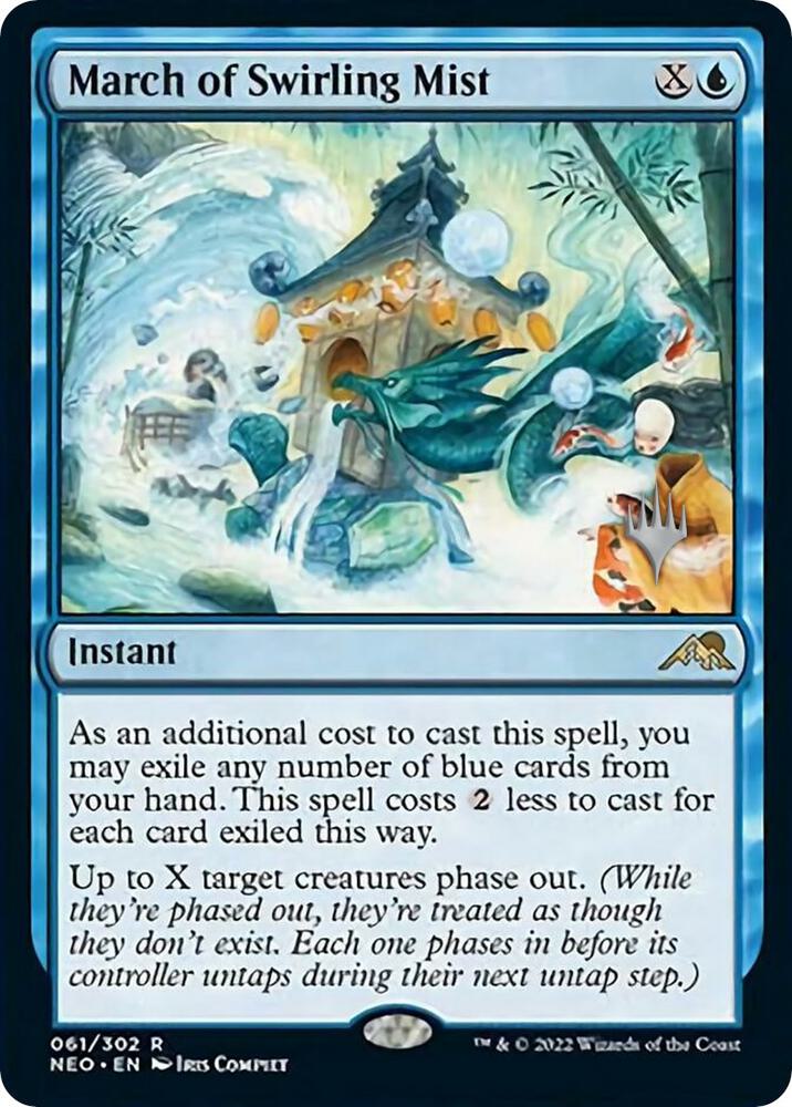 March of Swirling Mist, Promo Pack: Kamigawa: Neon Dynasty 61