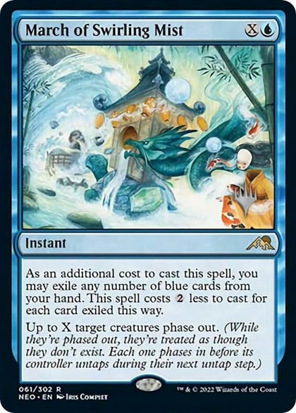 March of Swirling Mist, Promo Pack: Kamigawa: Neon Dynasty 61