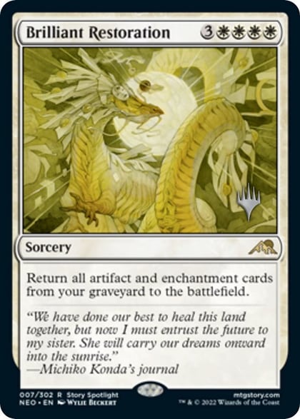 Brilliant Restoration, Promo Pack: Kamigawa: Neon Dynasty 7