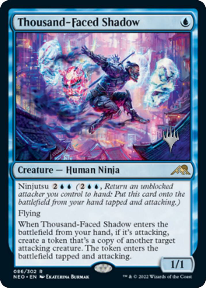 Thousand-Faced Shadow, Promo Pack: Kamigawa: Neon Dynasty 86