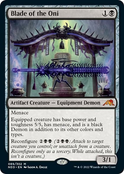 Blade of the Oni, Promo Pack: Kamigawa: Neon Dynasty 89