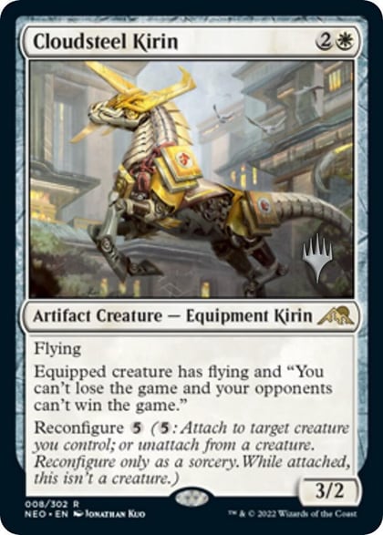 Cloudsteel Kirin, Promo Pack: Kamigawa: Neon Dynasty 8