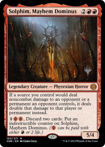 Solphim, Mayhem Dominus, Promo Pack: Phyrexia: All Will Be One 150