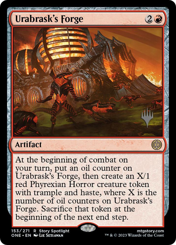 Urabrask's Forge, Promo Pack: Phyrexia: All Will Be One 153