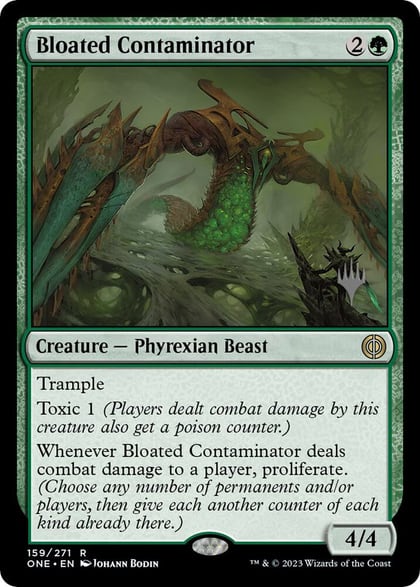 Bloated Contaminator, Promo Pack: Phyrexia: All Will Be One 159