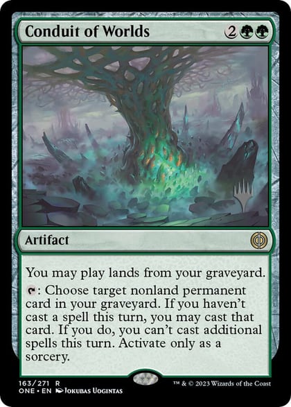 Conduit of Worlds, Promo Pack: Phyrexia: All Will Be One 163