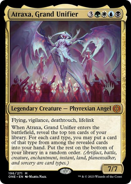 Atraxa, Grand Unifier, Promo Pack: Phyrexia: All Will Be One 196