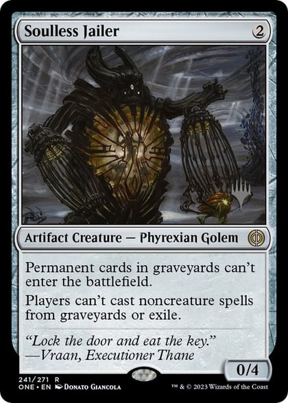 Soulless Jailer, Promo Pack: Phyrexia: All Will Be One 241