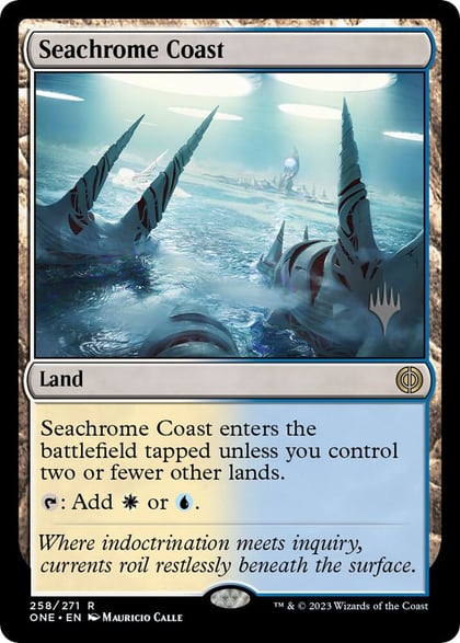 Seachrome Coast, Promo Pack: Phyrexia: All Will Be One 258