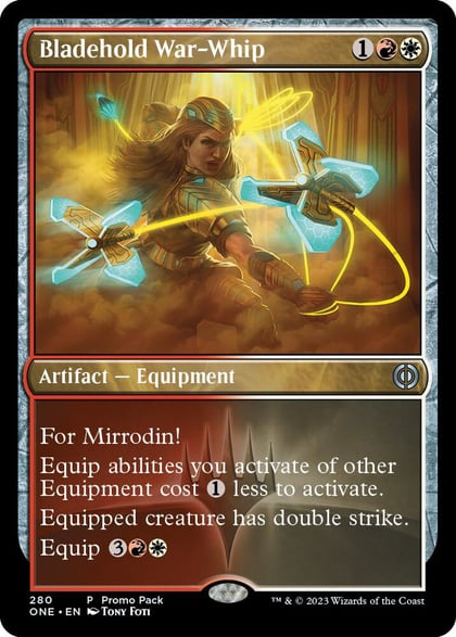 Bladehold War-Whip, Promo Pack: Phyrexia: All Will Be One 280