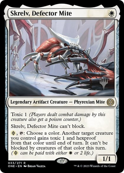 Skrelv, Defector Mite, Promo Pack: Phyrexia: All Will Be One 33