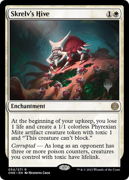 Skrelv's Hive, Promo Pack: Phyrexia: All Will Be One 34
