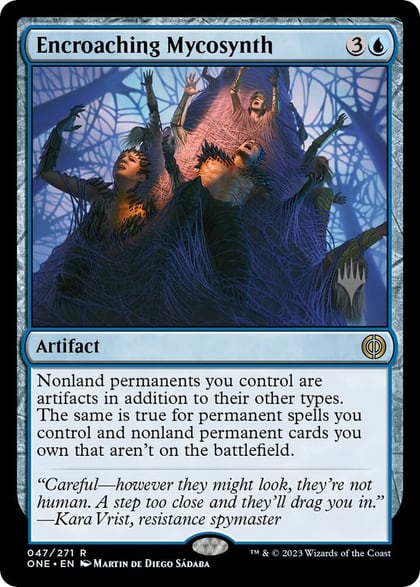 Encroaching Mycosynth, Promo Pack: Phyrexia: All Will Be One 47