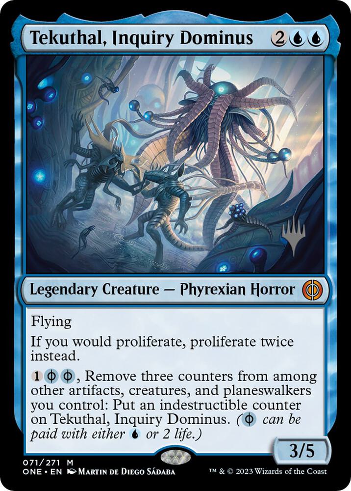 Tekuthal, Inquiry Dominus, Promo Pack: Phyrexia: All Will Be One 71