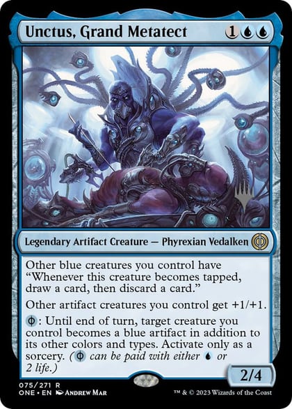 Unctus, Grand Metatect, Promo Pack: Phyrexia: All Will Be One 75
