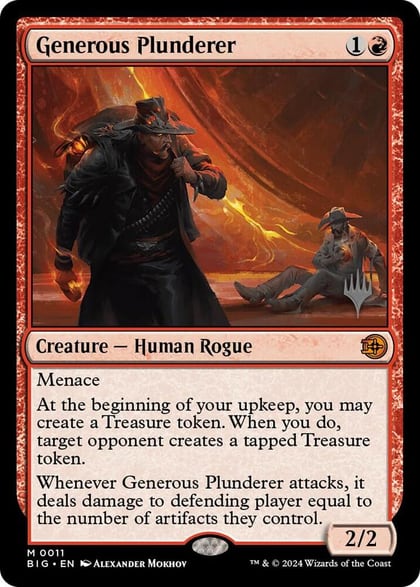 Generous Plunderer, Promo Pack: Outlaws of Thunder Junction 11