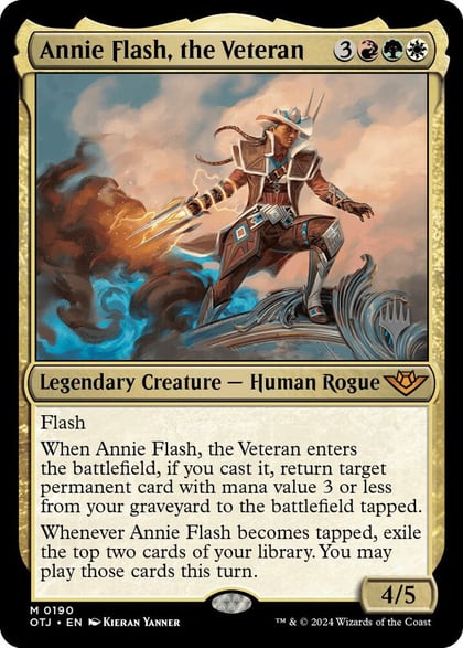Annie Flash, the Veteran, Promo Pack: Outlaws of Thunder Junction 190