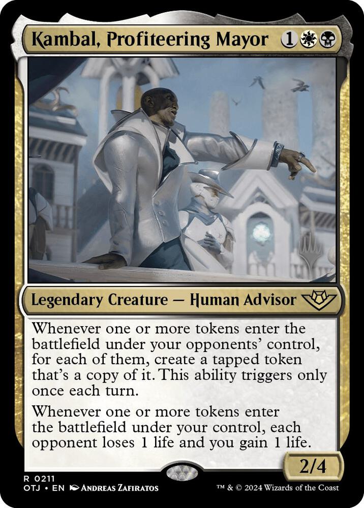 Kambal, Profiteering Mayor, Promo Pack: Outlaws of Thunder Junction 211