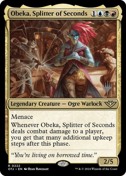 Obeka, Splitter of Seconds, Promo Pack: Outlaws of Thunder Junction 222