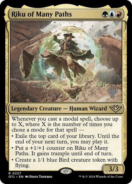 Riku of Many Paths, Promo Pack: Outlaws of Thunder Junction 227
