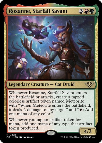 Roxanne, Starfall Savant, Promo Pack: Outlaws of Thunder Junction 228